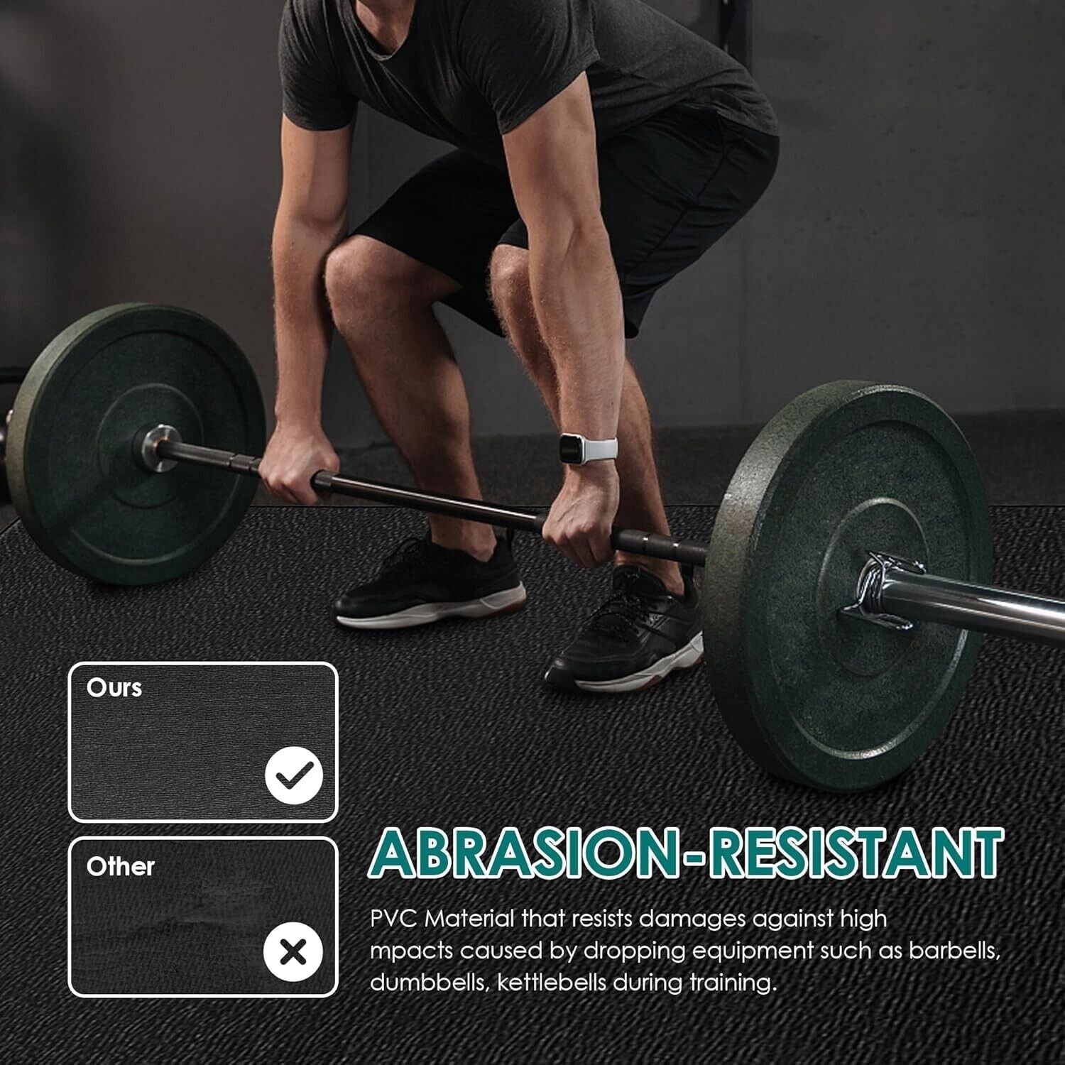 Transform Your Home Gym with Our Extra Durable 8' x 4' Non-Slip Exercise Mat – Perfect for All Workouts!