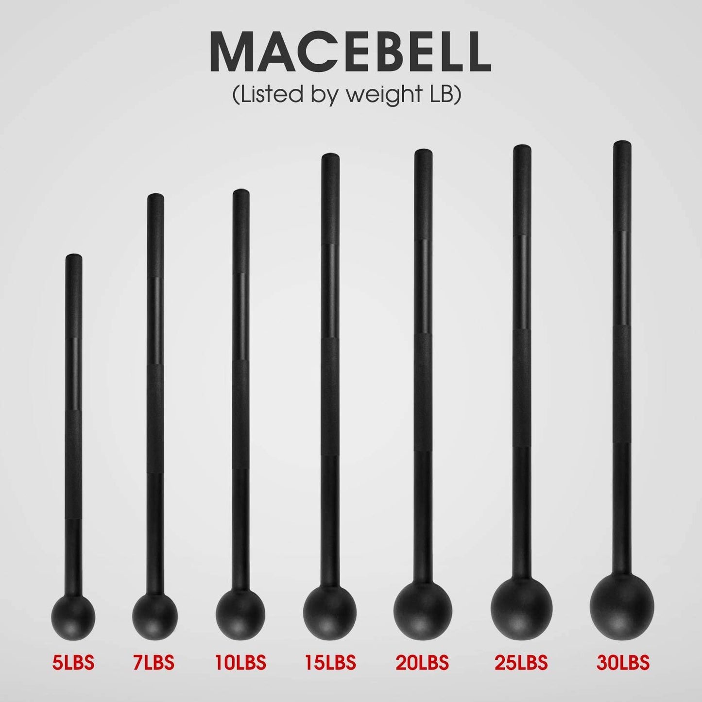Unleash Your Strength with Our Durable Steel Mace Bell - Versatile Training for Total Body Fitness & Rehabilitation
