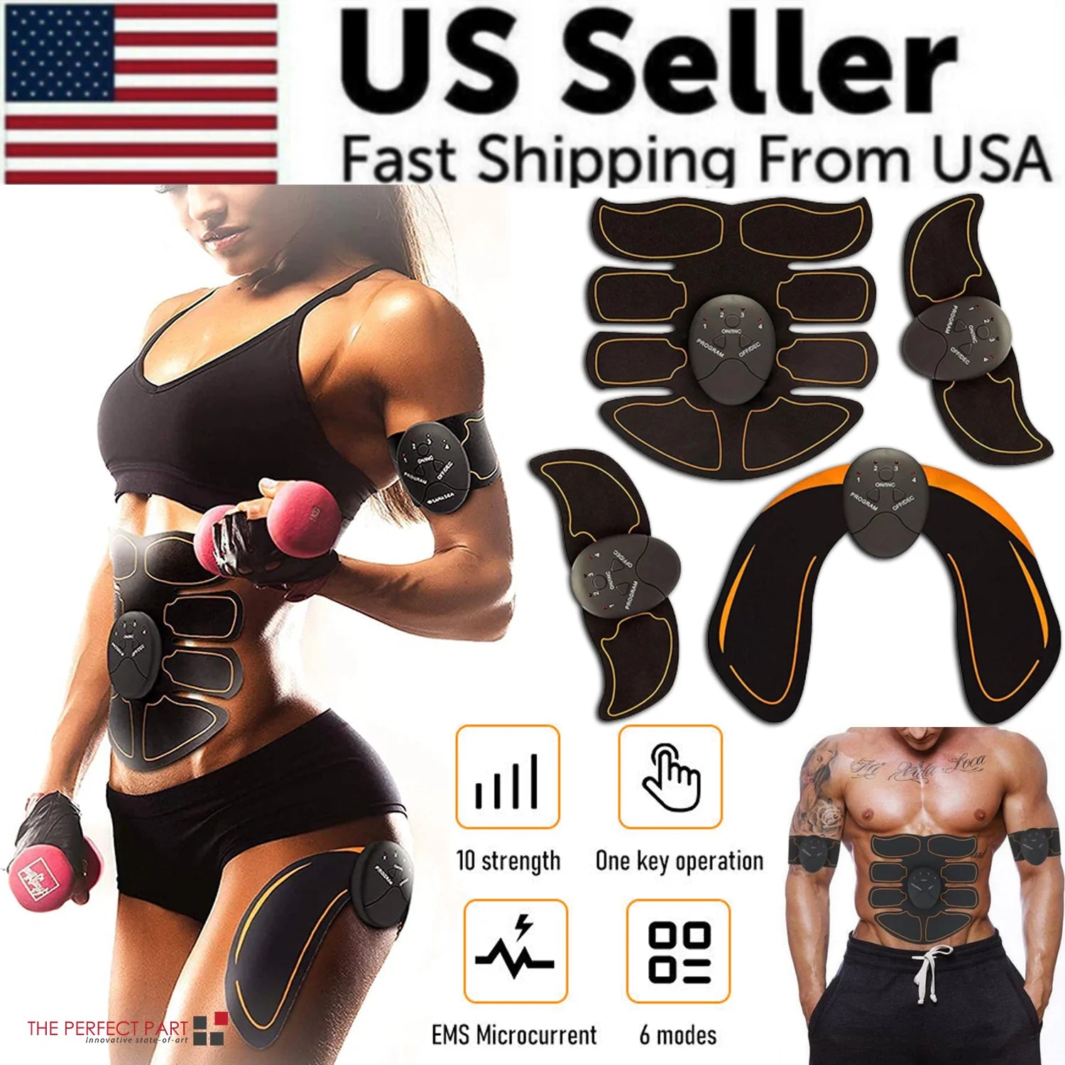 Revolutionary EMS Abdominal Muscle Toning Trainer - Your Ultimate Fitness Companion for a Sculpted Body