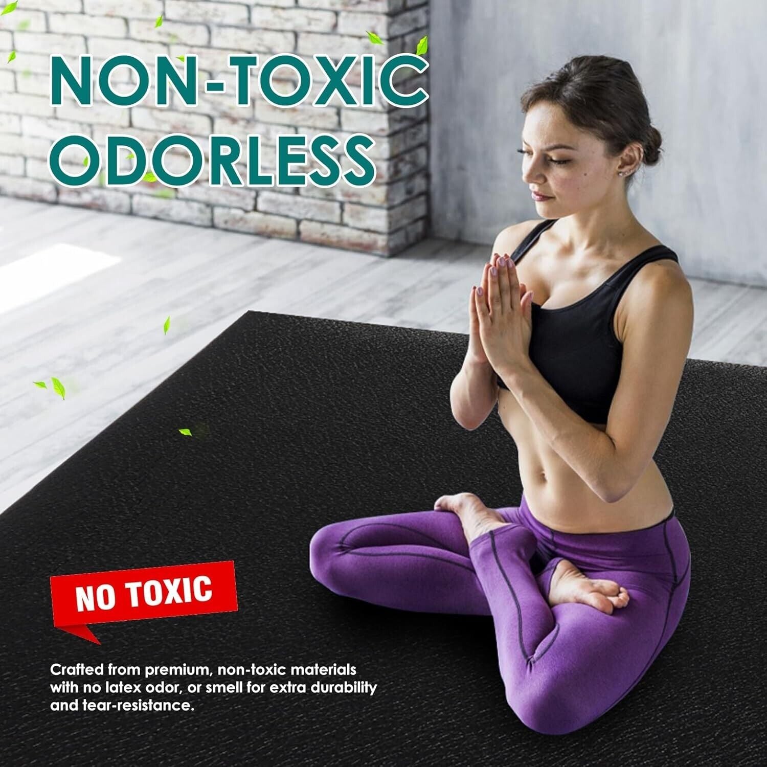 Transform Your Home Gym with Our Extra Durable 8' x 4' Non-Slip Exercise Mat – Perfect for All Workouts!
