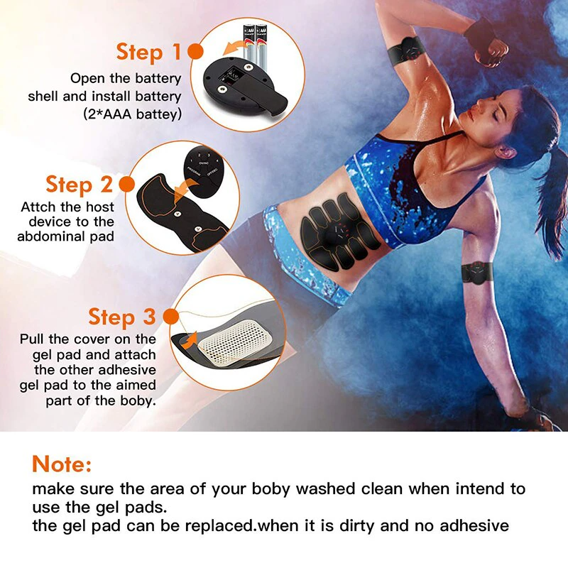 Revolutionary EMS Abdominal Muscle Toning Trainer - Your Ultimate Fitness Companion for a Sculpted Body