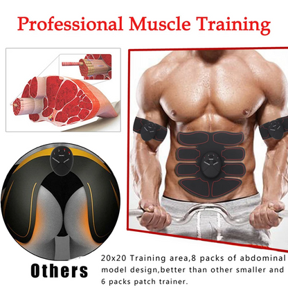 Revolutionary EMS Abdominal Muscle Toning Trainer - Your Ultimate Fitness Companion for a Sculpted Body
