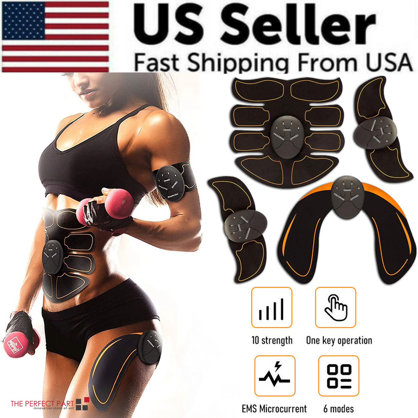 Revolutionary EMS Abdominal Muscle Toning Trainer - Your Ultimate Fitness Companion for a Sculpted Body