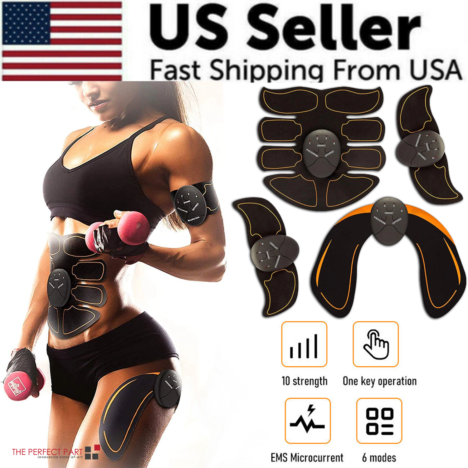 Revolutionary EMS Abdominal Muscle Toning Trainer - Your Ultimate Fitness Companion for a Sculpted Body