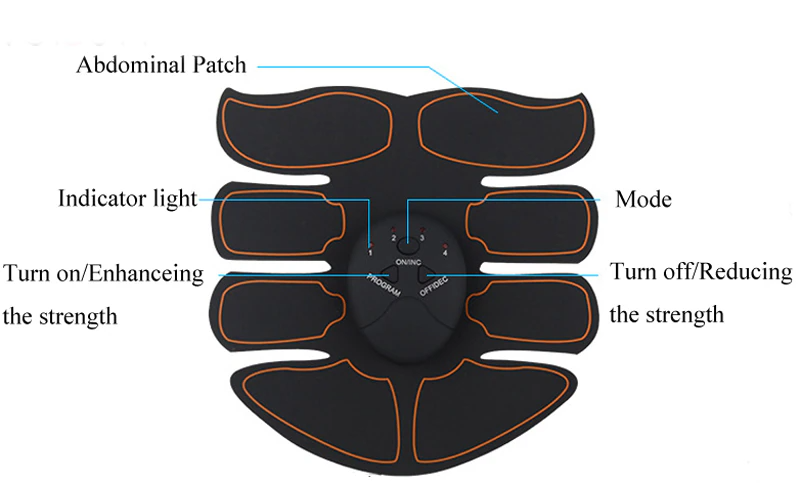 Revolutionary EMS Abdominal Muscle Toning Trainer - Your Ultimate Fitness Companion for a Sculpted Body
