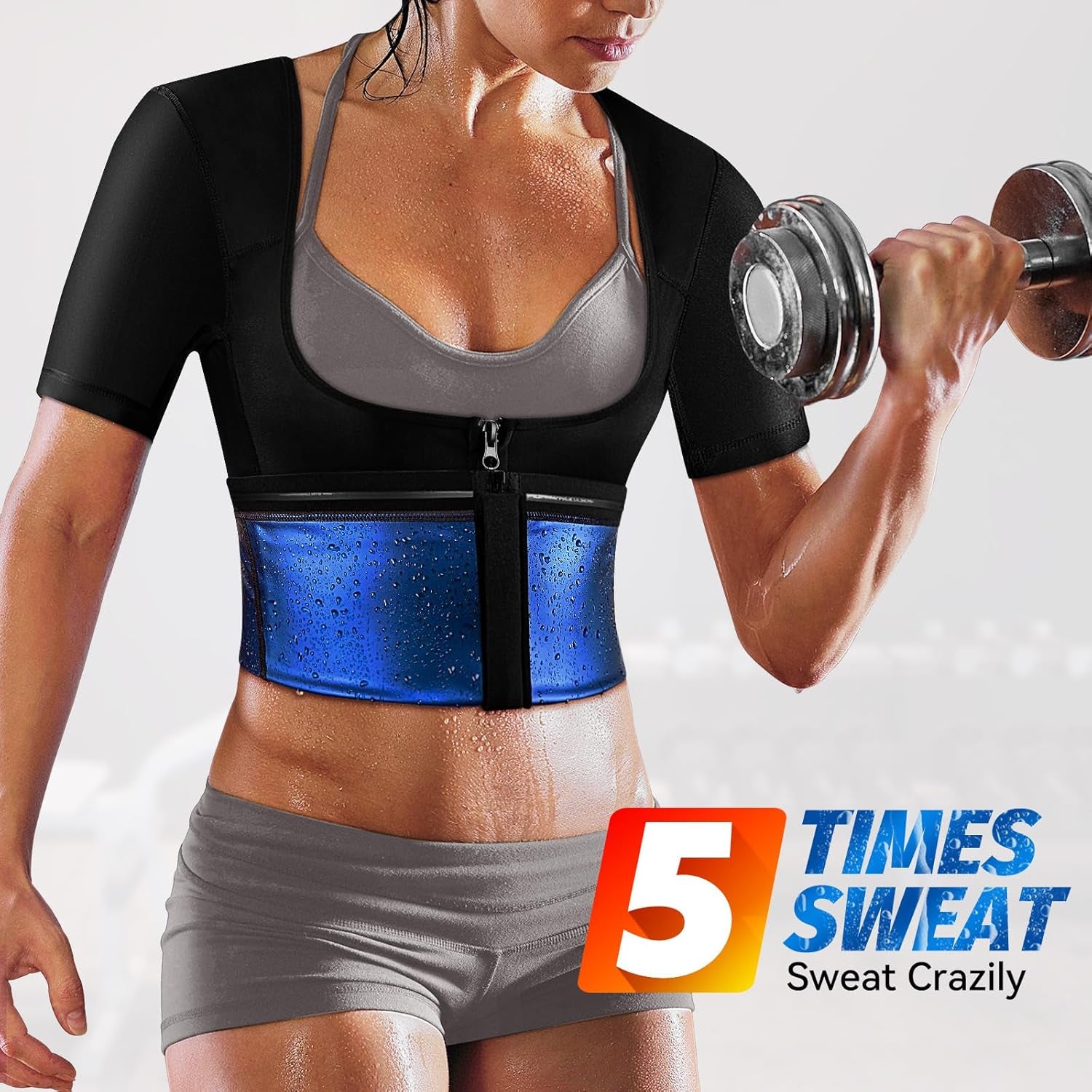 Elevate Your Workout with the MATKAO Women's Sauna Suit - Ultimate Sweat Vest for Weight Loss and Body Shaping