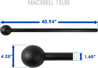 Unleash Your Strength with Our Durable Steel Mace Bell - Versatile Training for Total Body Fitness & Rehabilitation