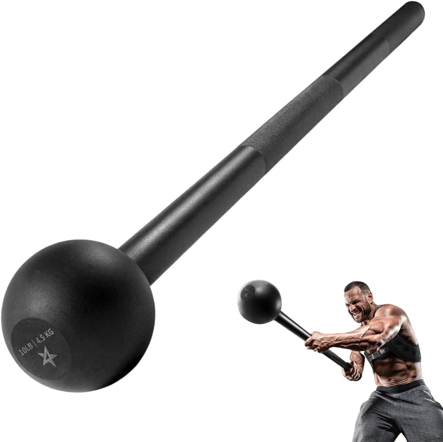 Unleash Your Strength with Our Durable Steel Mace Bell - Versatile Training for Total Body Fitness & Rehabilitation
