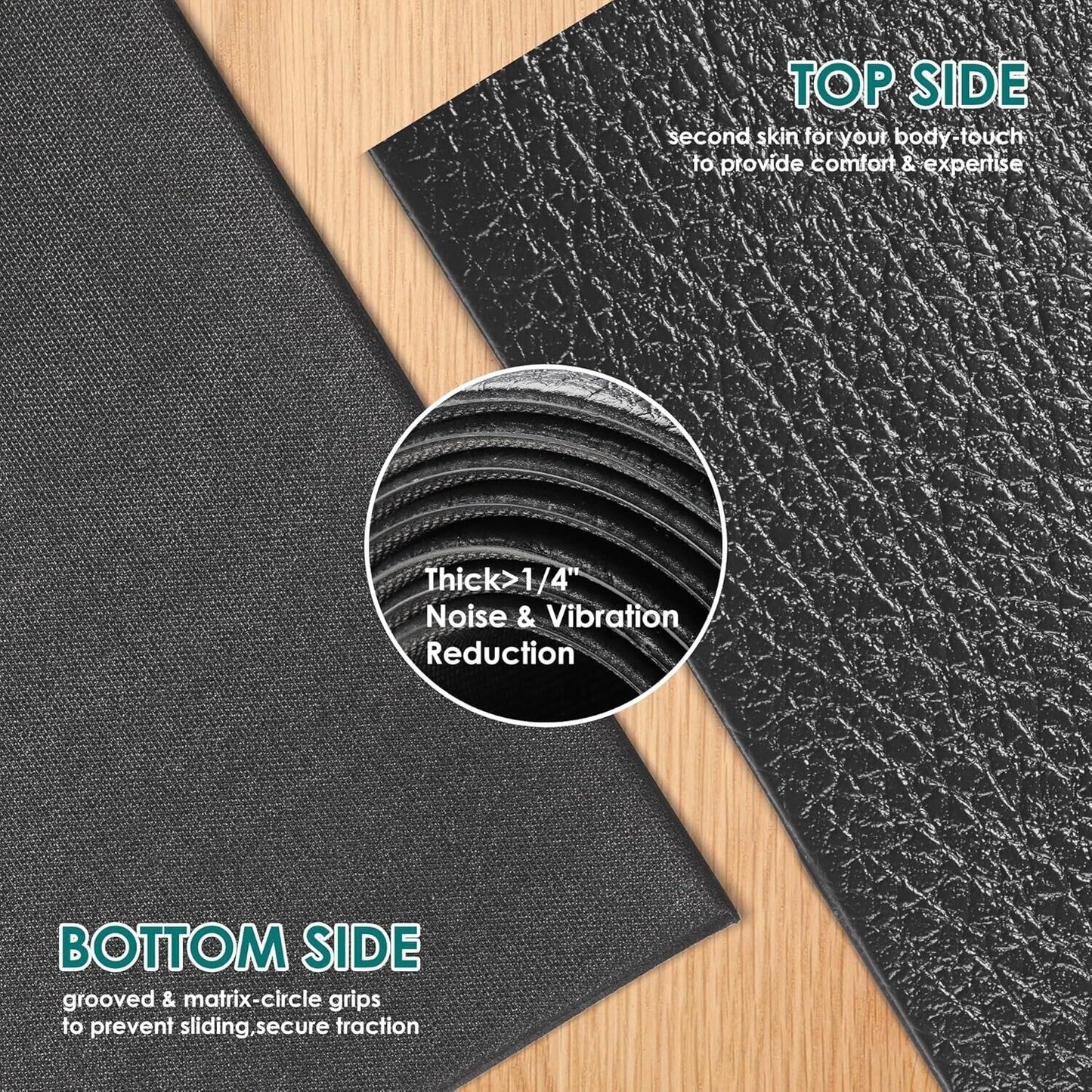 Transform Your Home Gym with Our Extra Durable 8' x 4' Non-Slip Exercise Mat – Perfect for All Workouts!
