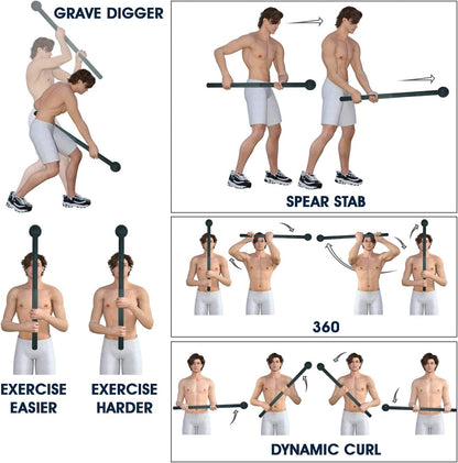 Unleash Your Strength with Our Durable Steel Mace Bell - Versatile Training for Total Body Fitness & Rehabilitation